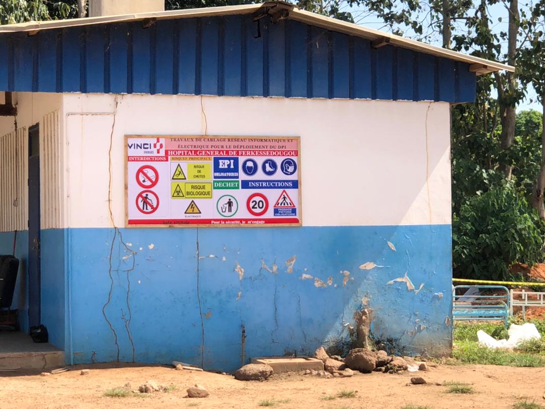 Déploiement du réseau informatique – Hôpital Général de Ferkessédougou